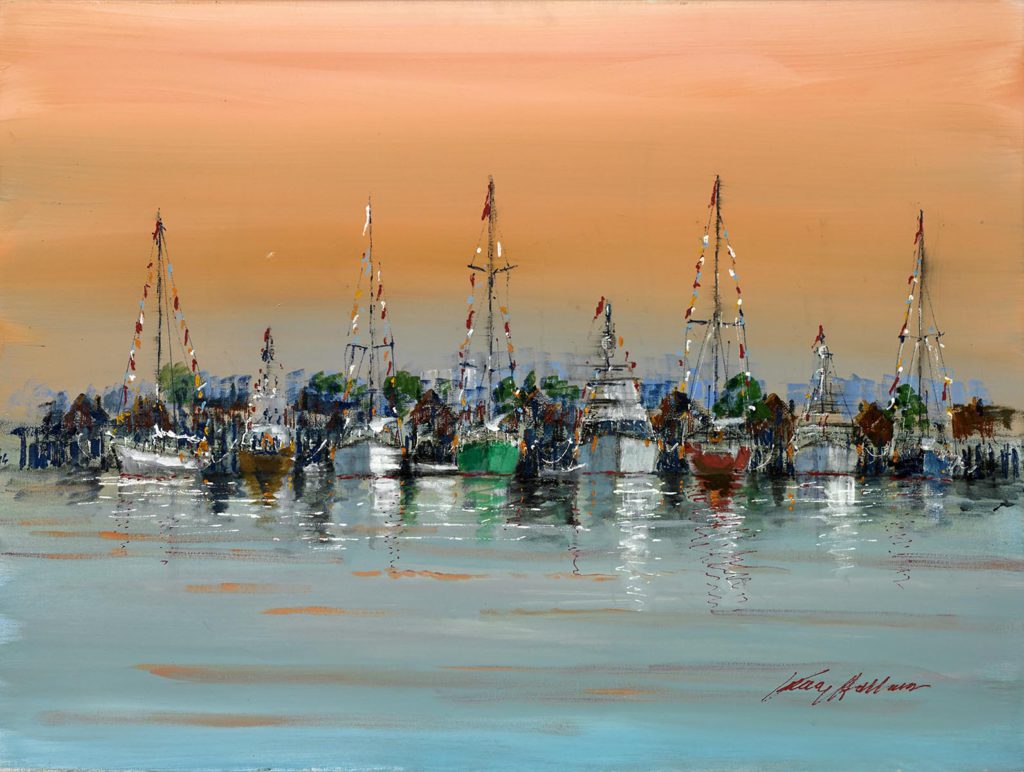 Martin Lawrence Gallery Dallas Galleria Location invites you to experience the Nautical Magic of Artist Kerry Hallam May 25