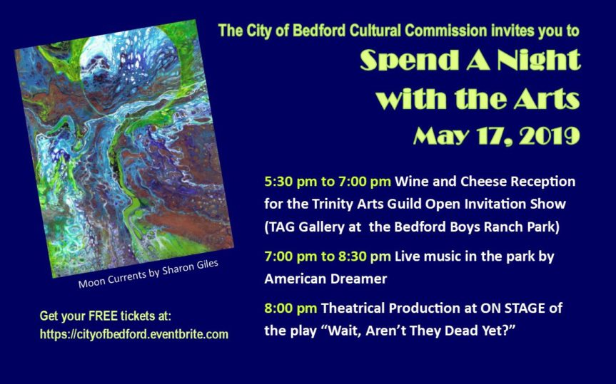 Spend a Night with the Arts in Bedford May 17