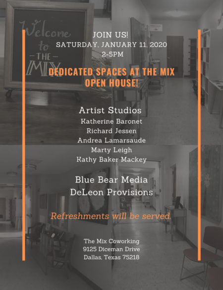 The Mix Coworking | Dedicated Creative Spaces – Open House on Jan. 11