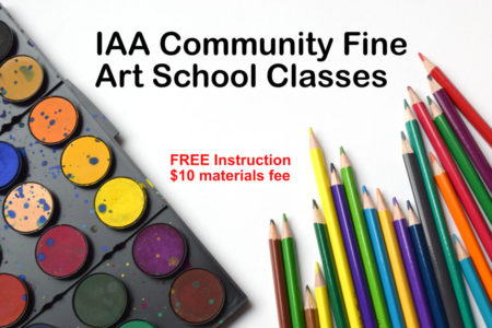 January & February Classes at the Irving Art Association – Free Instruction