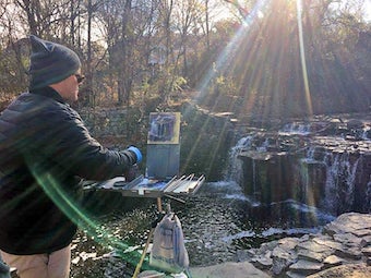 February 1st Plein Air Class with Patrick Michael Reeves