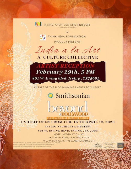 India a la Art: Artist Reception Feb. 29 in Irving