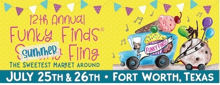 Funky Finds Summer Fling July 25 – 26 – a few booths available