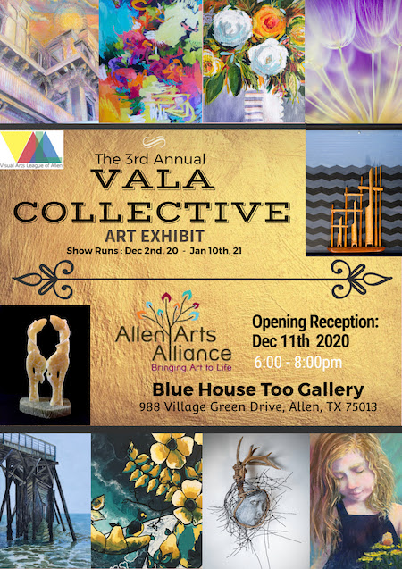 3rd annual VALA Collective Art Exhibit – Reception Dec. 11