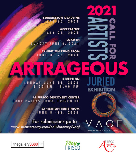 VAGF’s ARTRAGEOUS 2021entries due May 20