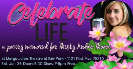 Celebrate Life! Poetry Memorial for Misty Amber Moore – June 26