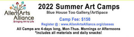 Allen Summer Art Camps for 2022