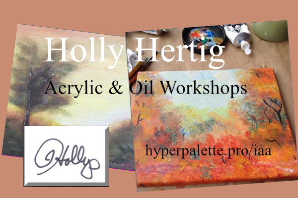 Holly Hertig Acrylic & Oil Workshops in May & June