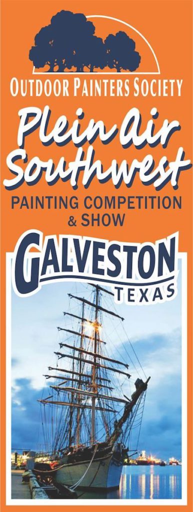 Plein Air Southwest dates: May 8-14th, 2022 in Galveston