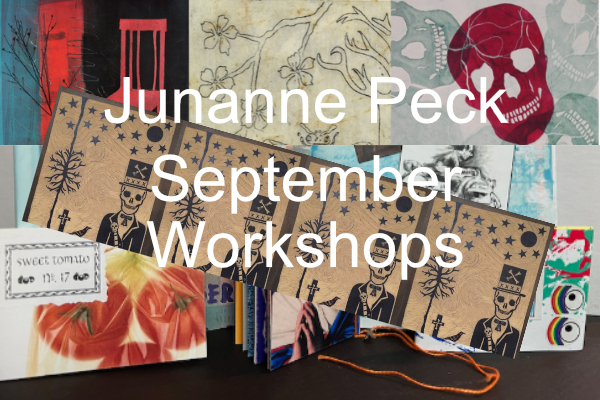 Junanne Peck September Workshops in Irving – Printmaking & Woodcuts