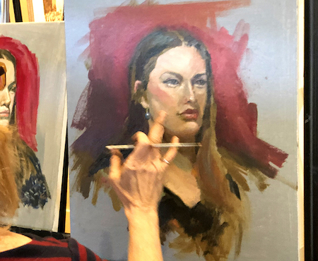 Winter/Spring One-on-One Portrait Painting Classes