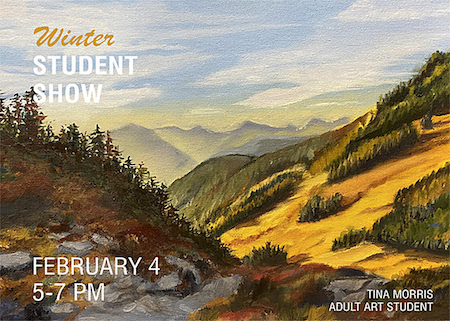 2023 Winter Student Art Show at One River