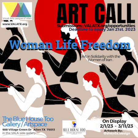 VALA’s Woman Life Freedom call for art