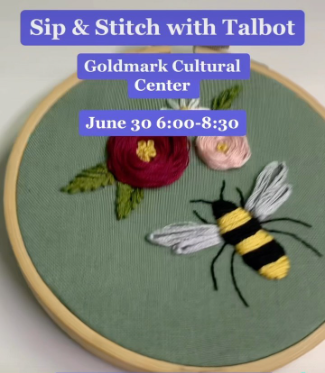 Stitch and Sip with Talbot Boulter