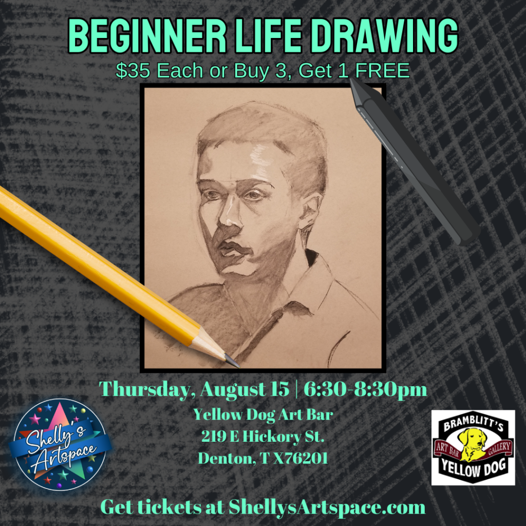 Beginner Life Drawing at Yellow Dog Art Bar