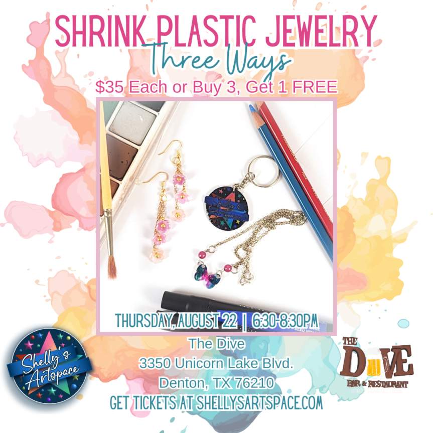 Shrink Plastic Jewelry: Three Ways!