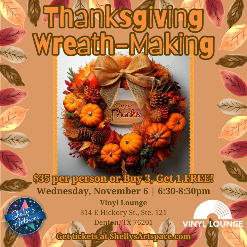 Thanksgiving Wreath-Making Party