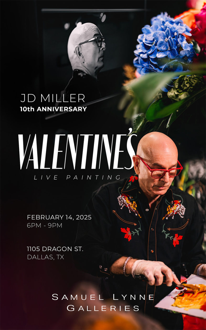 JD Miller Annual Valentine’s Day Live Painting 2025